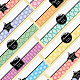 PandaHall Elite 90Pcs 9 Colors Floral Pattern Handmade Soap Paper Tag DIY-PH0005-82-5