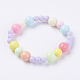 Solid Chunky Bubblegum Acrylic Ball Bead Kids Jewelry Sets SJEW-JS00946-3