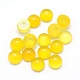 Cabochons en agate jaune naturelle G-P393-R06-4mm-1