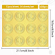 34 лист самоклеящихся наклеек с тиснением золотой фольги DIY-WH0509-011-2