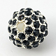 Alloy Rhinestone Beads X-RB-A034-10mm-A02S-2