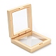 Scatola di esposizione quadrata trasparente per gioielli con sospensione a film sottile CON-D009-01B-01-3