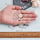 Fashewelry 24 pz 2 set di accessori per ciondoli gioielli in lega di zinco FIND-FW0001-09P-5