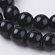 Chapelets de perles en pierre noire synthétique X-G-G088-8mm-3