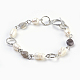 Bracelets en perles de riz naturel BJEW-JB03903-03-1