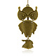 Antique Bronze Plated Alloy Rhinestone Owl Large Pendants for Halloween Jewelry ALRI-J081-02AB-NF-2