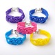 Braided Cord Bracelets BJEW-JB01559-1