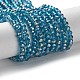 Chapelets de perles en verre électroplaqué X-EGLA-R048-3mm-17-5