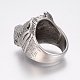 304 acero inoxidable anillos de dedo de cachorro RJEW-G091-12-3