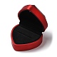 Heart Shaped Plastic Ring Storage Boxes CON-C020-01A-4