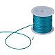 PandaHall 12 Colors 1mm Waxed Polyester Cord Thread Beading String for Jewelry Making and Macrame Supplies YC-PH0002-11-3