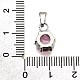 Подвески из нержавеющей стали 304 с паве из кубического циркония STAS-B086-12P-04-3