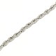 Modische 304 Edelstahl Seil Kette Halskette Herstellung STAS-A028-N052P-2