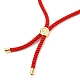 Adjustable Nylon Cord Slider Bracelets BJEW-JB05544-04-4