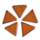 ガラスカボション  モザイクタイル  家の装飾やdiyの工芸品  三角形  サドルブラウン  12x14x3~4mm  約136個/88g GLAA-Q086-01C-2