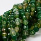 Dyed Natural Agate Chip Beads Strands G-E329-16C-1