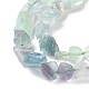 Brins naturels bruts de perles de fluorite G-B065-C19-4