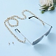 Aluminium Büroklammer Ketten Brille Halsschnur AJEW-EH00027-01-4