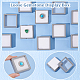 Quadratische Aufbewahrungsbox für Schmuck aus Acryl mit Fenster CON-WH0089-09-4