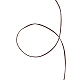 強い伸縮性のあるビーディング弾性糸  フラット弾性クリスタルストリング  ココナッツブラウン  0.8mm  約10.93ヤード（10m）/ロール EW-N002-05-3