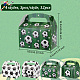 12 Uds. Cajas de dulces de almacenamiento de papel con impresión de fútbol rectangulares de 4 estilos CON-WH0095-58-2