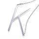 304 Stainless Steel Pendant Necklaces STAS-D162-12K-1