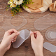 BENECREAT Router Template Set Circle Oval Acrylic Inlay Templates with 9pcs Stencils for Woodworking DIY-WH0188-65-3