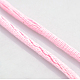 Cordons fil de nylon tressé rond de fabrication de noeuds chinois de macrame rattail NWIR-O001-A-16-2