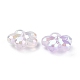 Placage uv perles acryliques transparentes lumineuses OACR-P010-16C-2