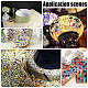 Ph pandahall gelb unregelmäßige Mosaikfliesen für Kunsthandwerk Keramik Mosaikfliesen Stücke für Bilderrahmen AJEW-PH0001-04-8