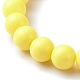Opaque Acrylic Beads Stretch Bracelet for Kid BJEW-JB06587-7