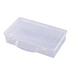 Прямоугольник пластиковые контейнеры для хранения бисера CON-Q024-12-1