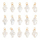 15 colgante de perlas naturales de nbeads. PALLOY-NB0003-84-1
