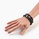 Natural Gemstone Stretch Bracelets Sets BJEW-JB03814-3