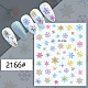 Christmas Theme Nail Art Stickers MRMJ-N033-2166-1