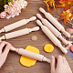 Wooden Rolling Pin TOOL-WH0130-10-3