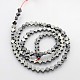 Electroplate Non-magnetic Synthetic Hematite Beads Strands G-J211-01-2