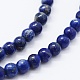 Chapelets de perles en lapis-lazuli naturel X-G-F561-5mm-G-10