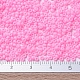 MIYUKIラウンドロカイユビーズ  日本製シードビーズ  11/0  （rr415)染め不透明綿飴ピンク  2x1.3mm  穴：0.8mm  約1111個/10g X-SEED-G007-RR0415-4