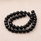 Polished Round Grade A Shell Pearl Bead Strands X-BSHE-M027-6mm-08-2