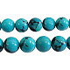 Kunsttürkisfarbenen Perlen Stränge X-Z0NDC011-1-1