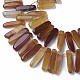 Dyed Natural Agate Beads Strands G-F595-G01-3