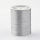 メタリックな刺繍糸  銀  0.1mm  約60.14ヤード（55m）/ロール  20のロール/箱 MCOR-R007-03-B-3