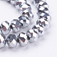Chapelets de perles en verre électroplaqué EGLA-R080-8mm-04-3