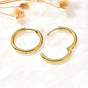 Серьги-кольца из нержавеющей стали 304 для женщин EJEW-M068-15H-G
