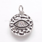 Забитые латунные подвески KK-K207-02P