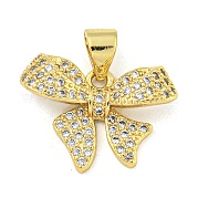 Подвеска с бантом из латуни KK-Z053-14G-03