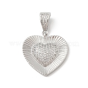 Латунные микро проложить кубического циркония подвески KK-U047-12P