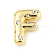 Латунные микропаве прозрачные подвески с фианитом KK-E093-04G-F