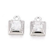 Латунные микро проложить кубического циркония подвески KK-T071-46P